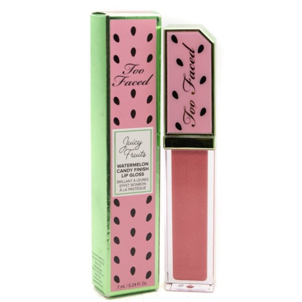 New! Too Faced Juicy Fruits Watermelon Lip Gloss